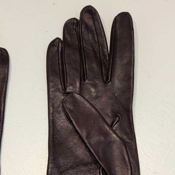 100% Italian Leather Gloves Long - Picture 6 of 6